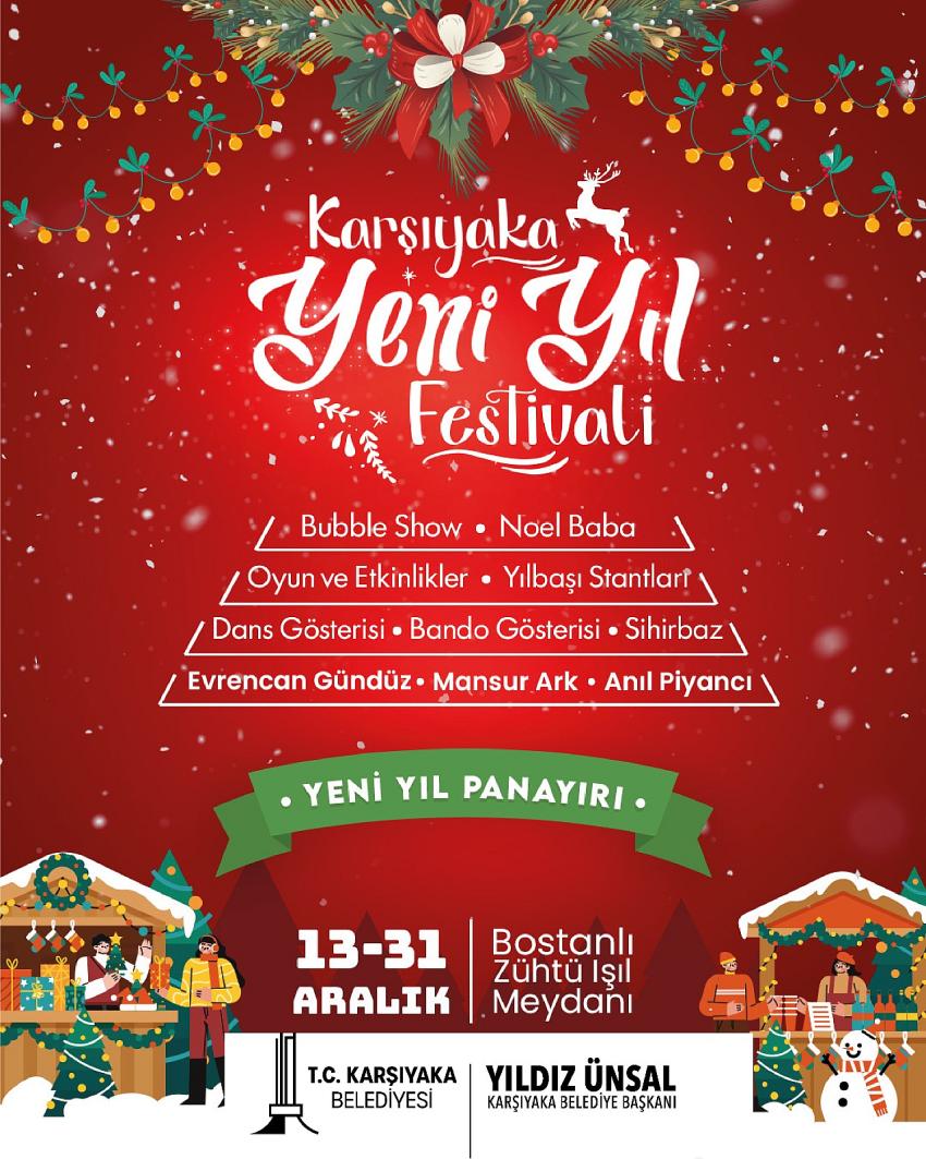 KARŞIYAKA BELEDİYESİ YILBAŞI FESTİVALİ DÜZENLEYECEK
