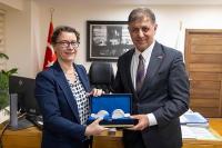 FRANSA TAM KADRO CEMİL TUGAY'I ZİYARET ETTİ